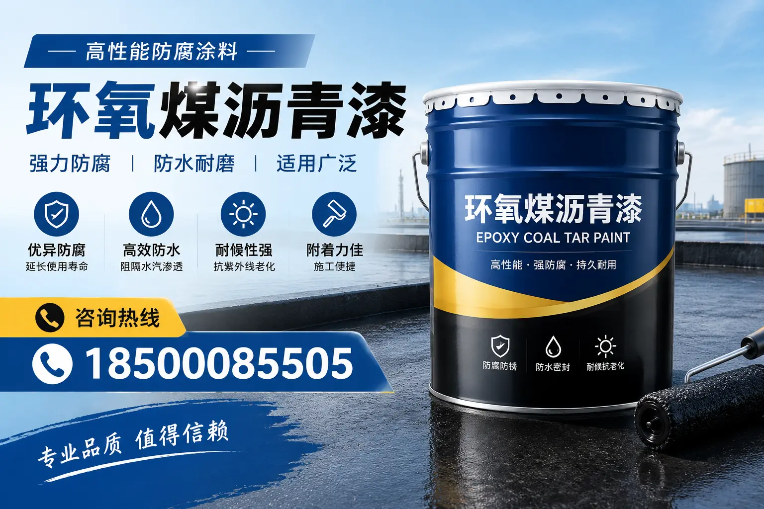 环氧煤沥青漆的主要成分与功能，铜川用户深度了解